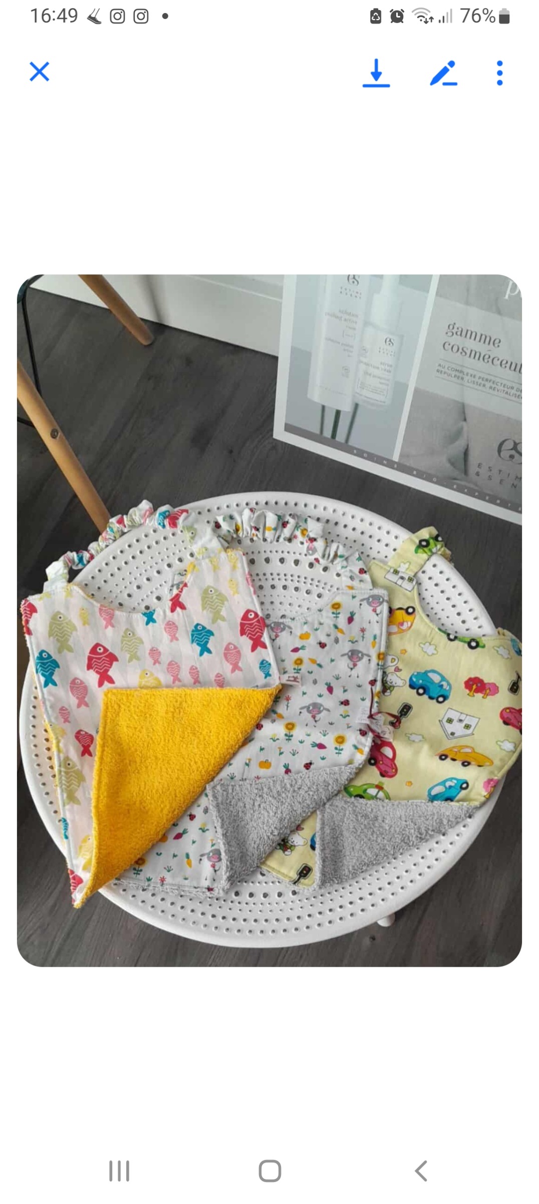 Serviette de cantine