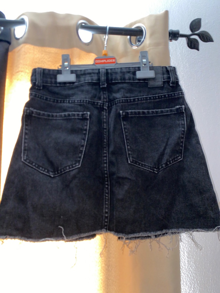 Jupe jean noir 2