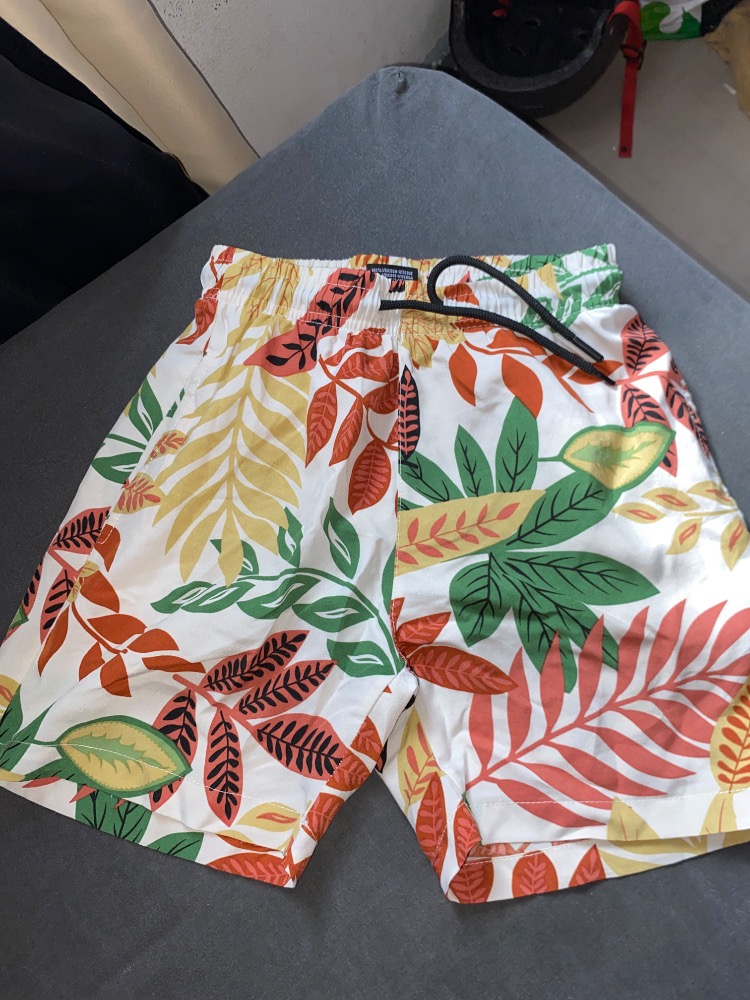 Ensemble short fleuri 2